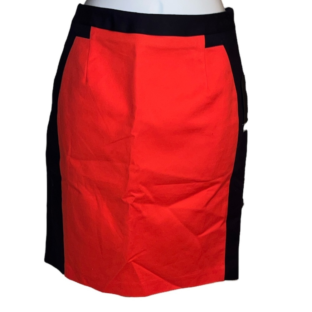 Hot! ❤️Worthington Coral & Navy Pencil Skirt